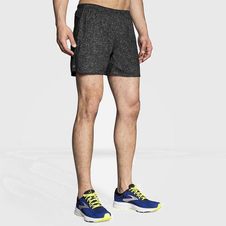 Brooks Sherpa 5 Hombre Pantalones Cortos - Grises (4673WXUHB)